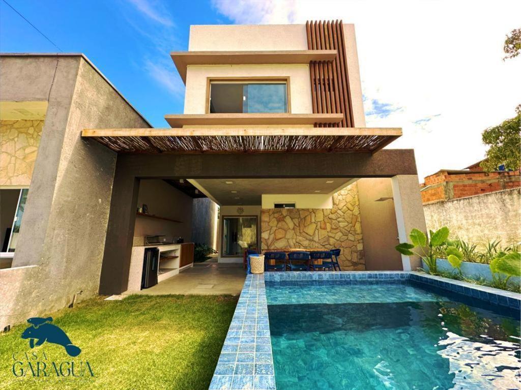 Casa A 1200M Da Praia Do Patacho - Casa Garagua Pôrto de Pedras Exteriör bild