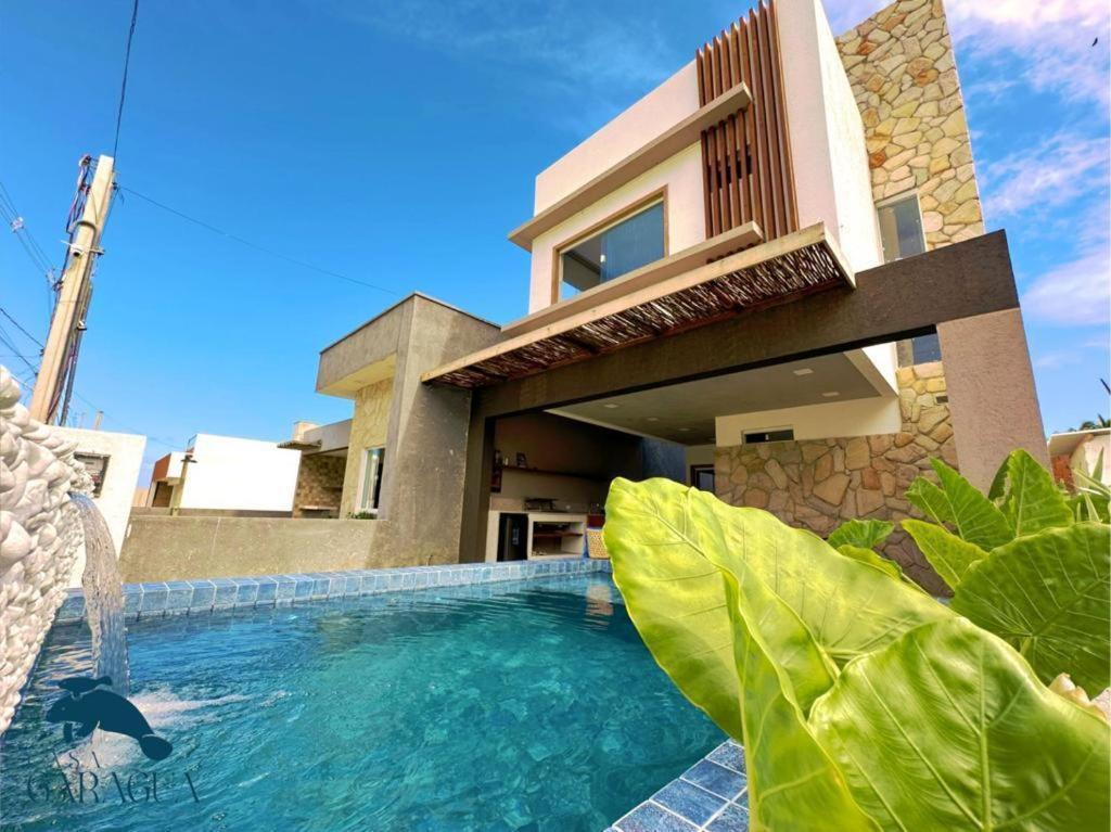 Casa A 1200M Da Praia Do Patacho - Casa Garagua Pôrto de Pedras Exteriör bild